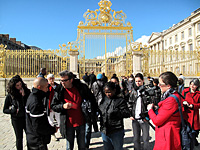 Enfants de l'hpital Robert Debr au Chteau de Versailles