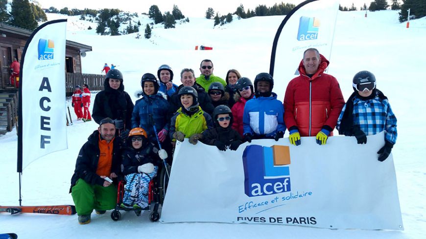 ACEF Rives de Paris Handi-ski Évasion - © DR Association Robert-Debré